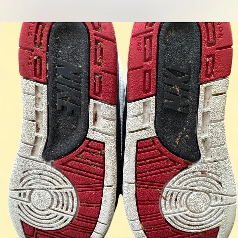 Toddler Jordan 2 White and Red Sneakers size 10c